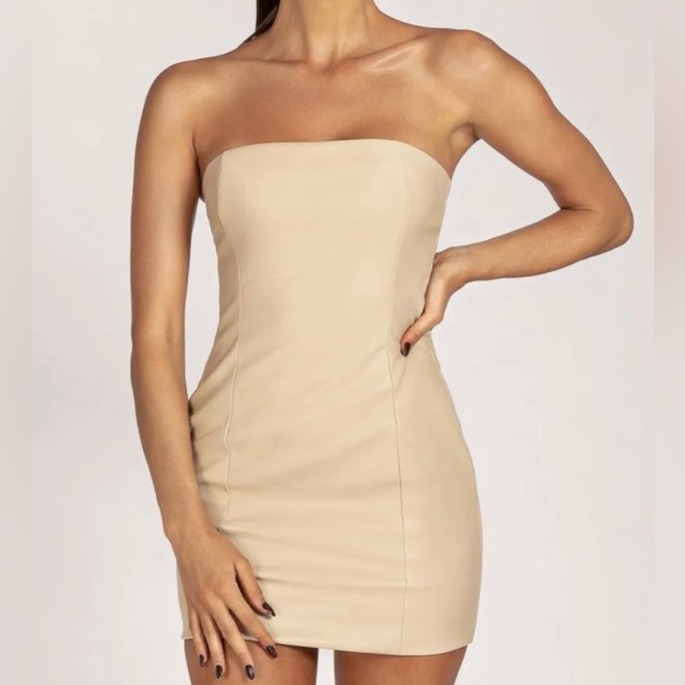 Meshki Pamela Strapless Mini Dress